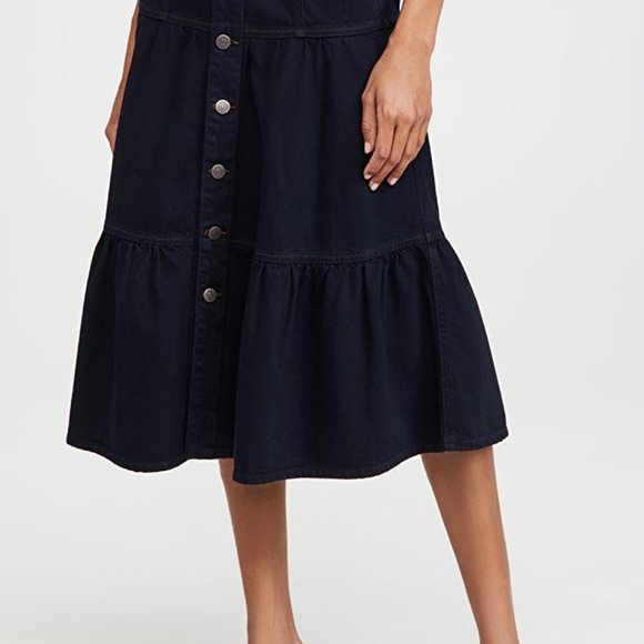 NEW Veronica Beard Lennon Tiered Denim Jean Skirt Size 14 SOLD OUT ONLINE - Picture 15 of 16